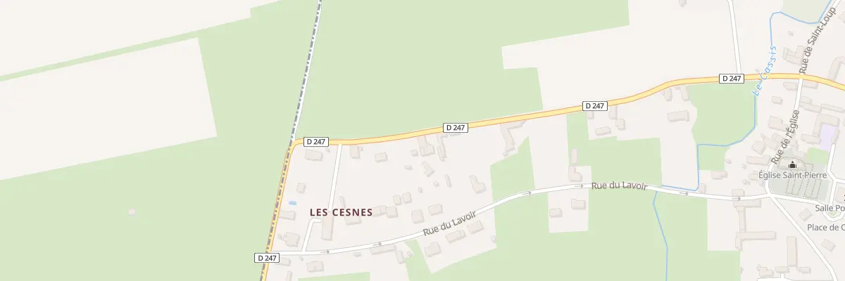 Plan du 8 Les Cesnes à Saint-Pierre-Canivet