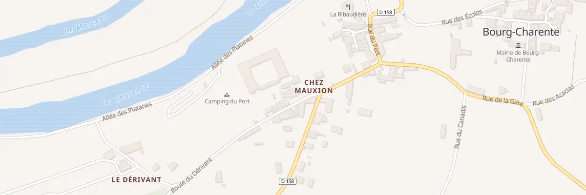 Plan du 4 Rte du Dérivant à Bourg-Charente