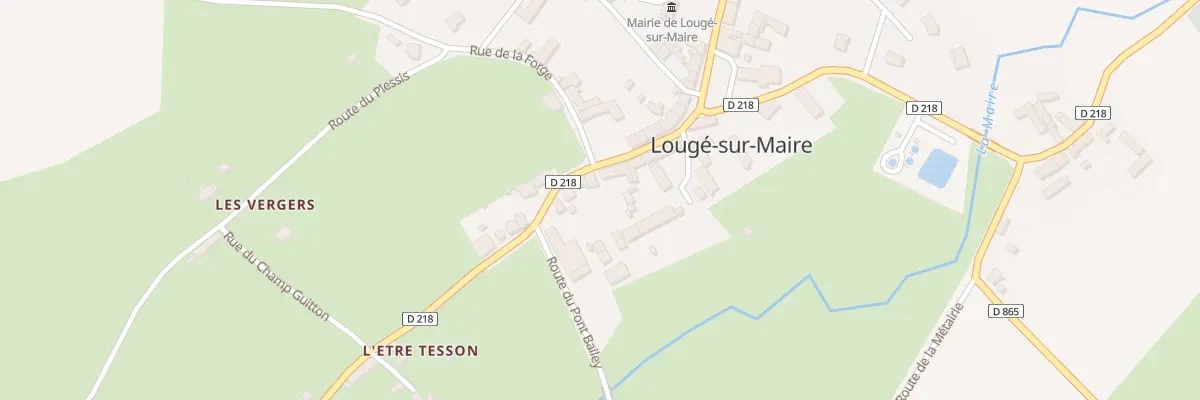 Plan du 11 Rue Christian Bisson à Lougé-sur-Maire
