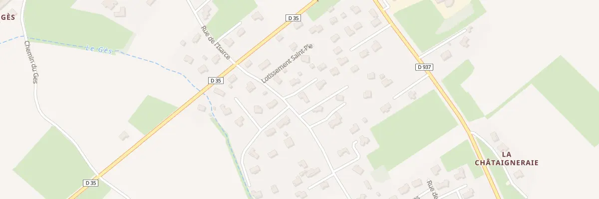 Plan du 5 Lot Cuyaubere à Igon