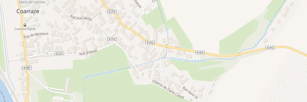 Plan du 4 Pl Henri IV à Coarraze