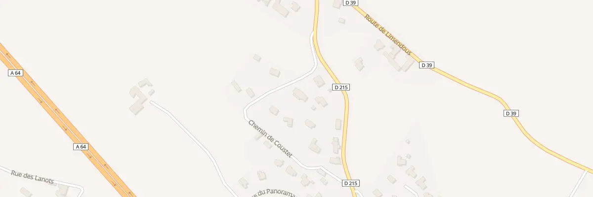 Plan du 4 Che Coustet à Andoins