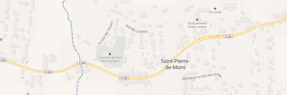 Plan du 7 Lot Le Clos de Mons à Saint-Pierre-de-Mons