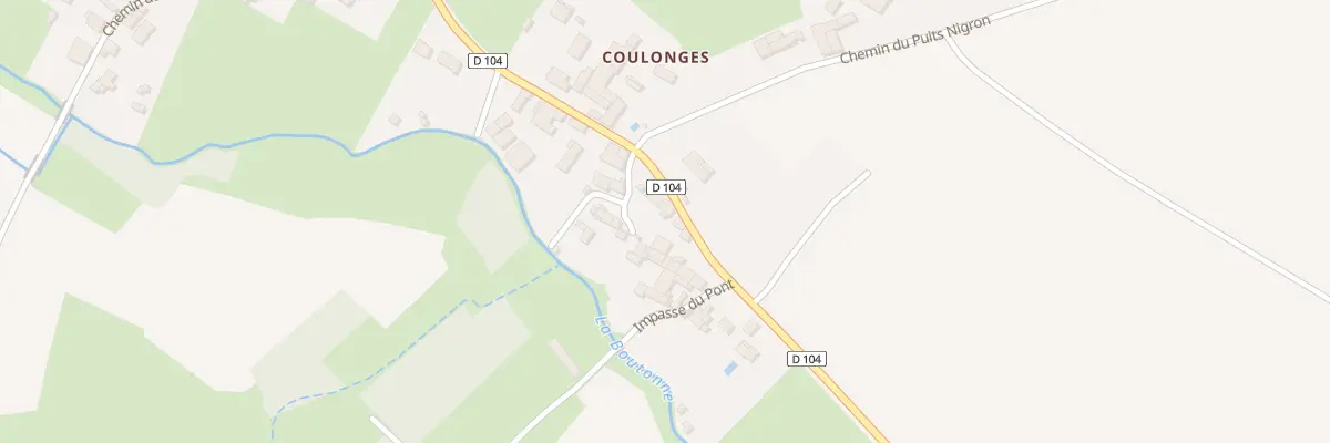 Plan du 8 Rte de Vernoux Coulonges à Brioux-sur-Boutonne