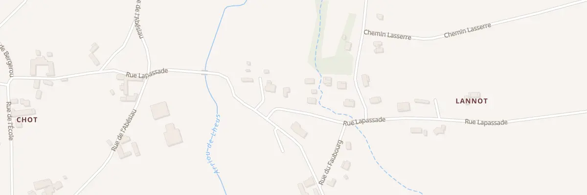 Plan du 11 Rue Lapassade à Riupeyrous