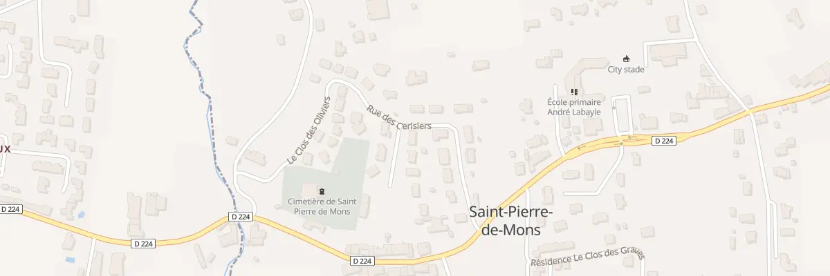 Plan du 1 All des Pommiers à Saint-Pierre-de-Mons