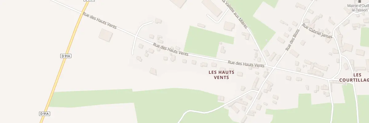 Plan du 17 Rue des Hauts Vents à Ouilly-le-Tesson