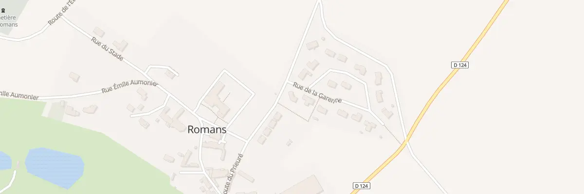 Plan du 2 Rue de la Garenne à Romans