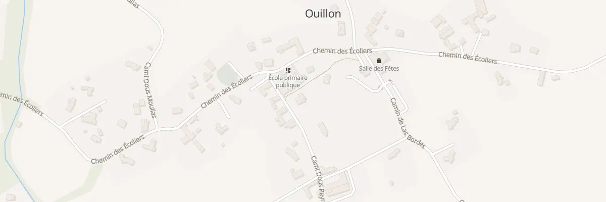 Plan du 1 Cami Dous Peyres à Ouillon