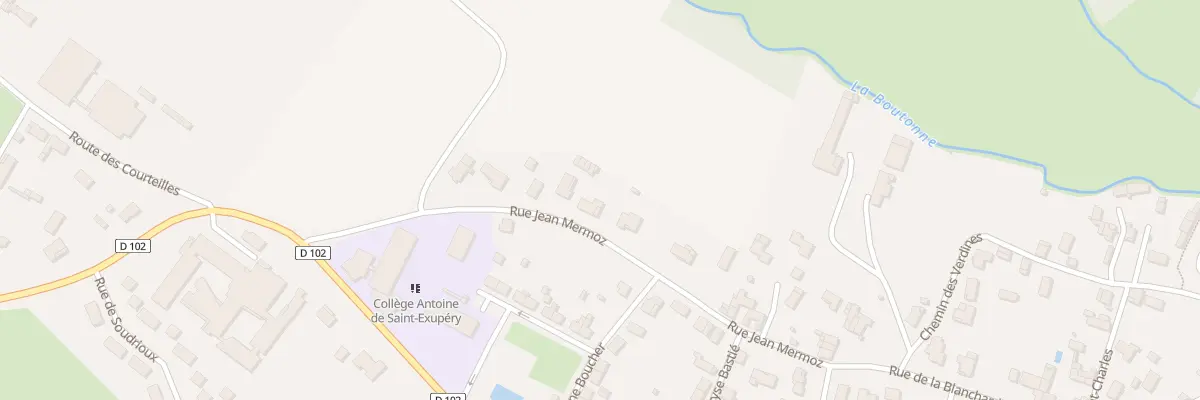 Plan du 21 Rue Jean Mermoz à Brioux-sur-Boutonne