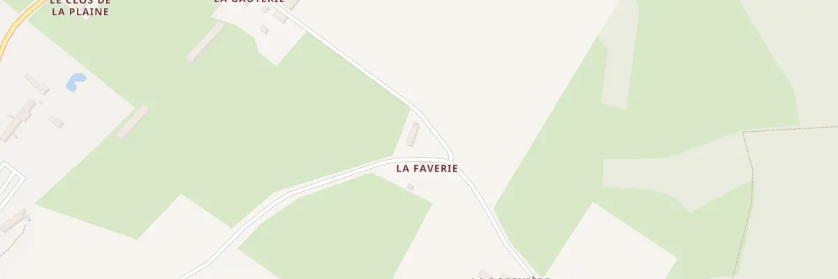 Plan du 1 La Faverie à La Chapelle-d’Aligné