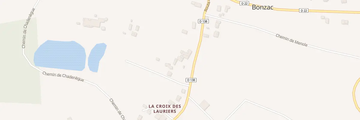Plan du 4 Menole Ouest à Bonzac