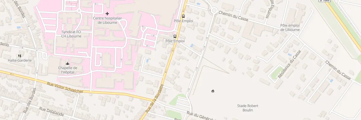 Plan du 70 Rue de la Bordette à Libourne