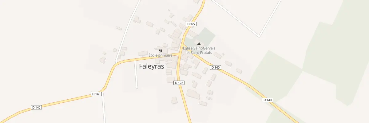 Plan du 5018F Le Bourg à Faleyras
