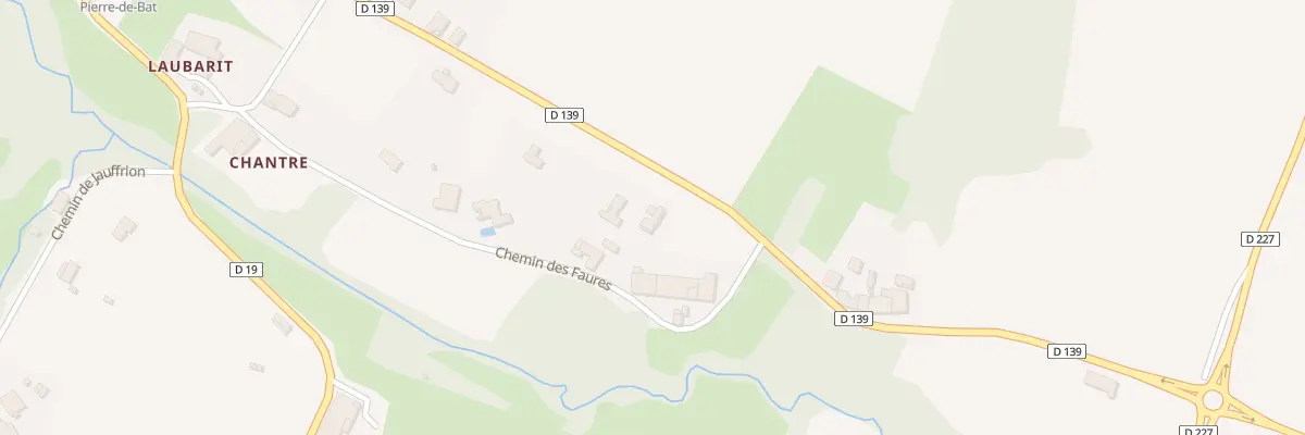Plan du 258 Rte de Laurencon à Saint-Pierre-de-Bat