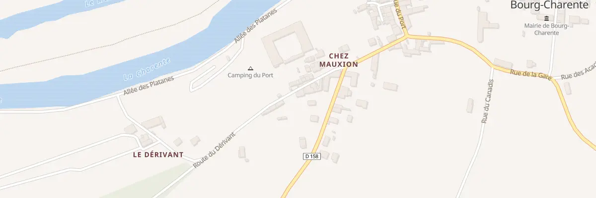 Plan du 7 Rte du Dérivant à Bourg-Charente