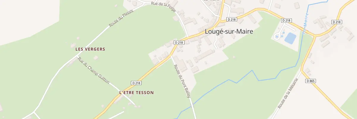 Plan du 17 Rue Christian Bisson à Lougé-sur-Maire