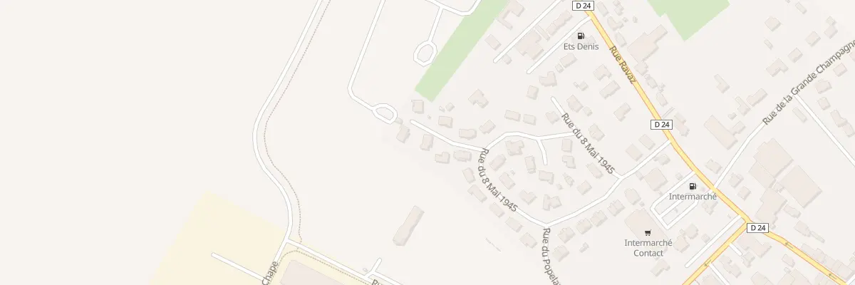 Plan du 26 Rue du Huit Mai 1945 à Segonzac
