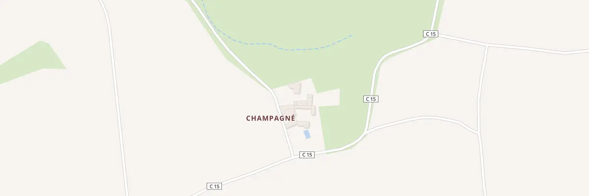 Plan du 5560 Champagne à Périgné
