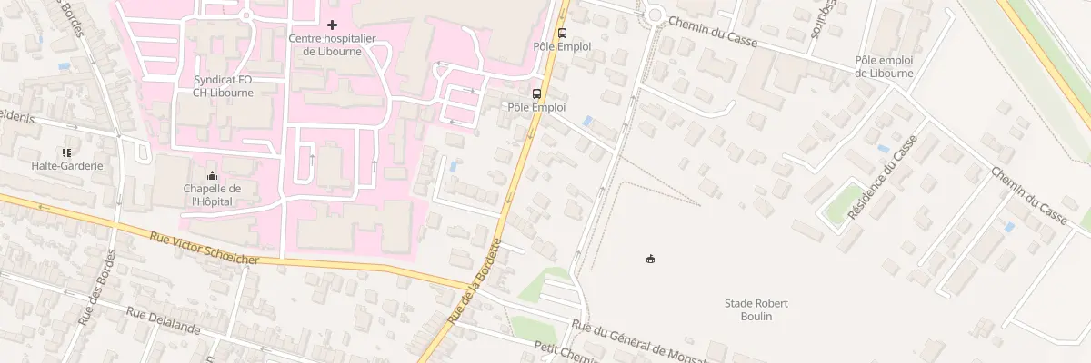 Plan du 68 Rue de la Bordette à Libourne