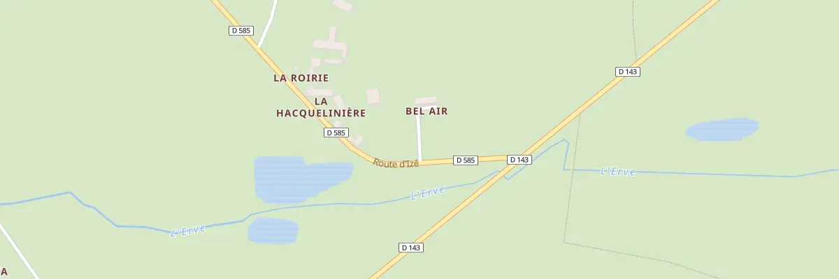 Plan du 100 Rte d’Izé à Vimartin-sur-Orthe