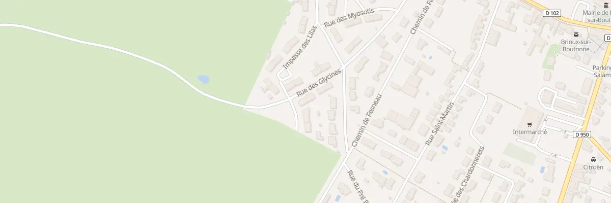 Plan du 21 Rue des Glycines à Brioux-sur-Boutonne
