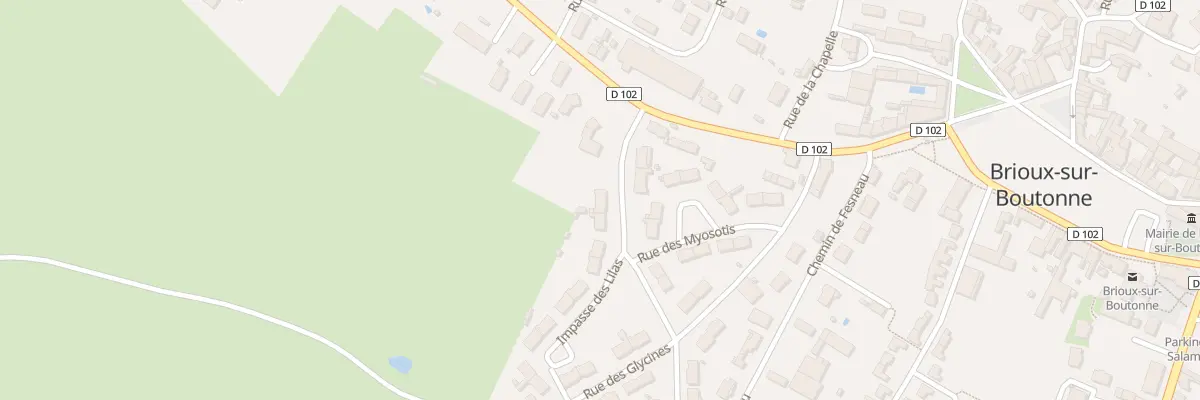 Plan du 1 Rue des Lilas à Brioux-sur-Boutonne