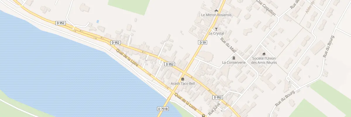 Plan du 52 Rue Nationale Les Rosiers à Gennes-Val-de-Loire