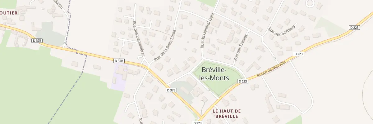 Plan du 2 Pl des Tilleuls à Bréville-les-Monts