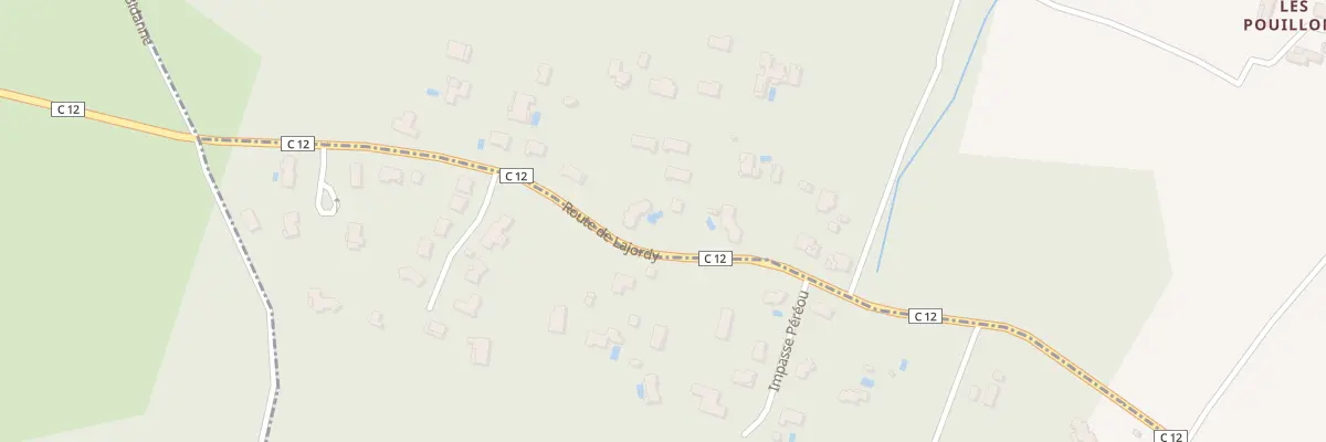 Plan du 40 Rte de Lajordy à Langon