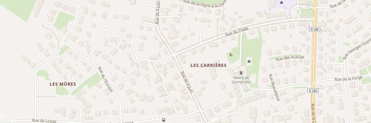 Plan du 14 Rue du 6 Juin à Sannerville
