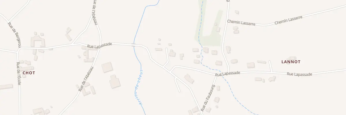 Plan du 9 Rue de Lapassade à Riupeyrous