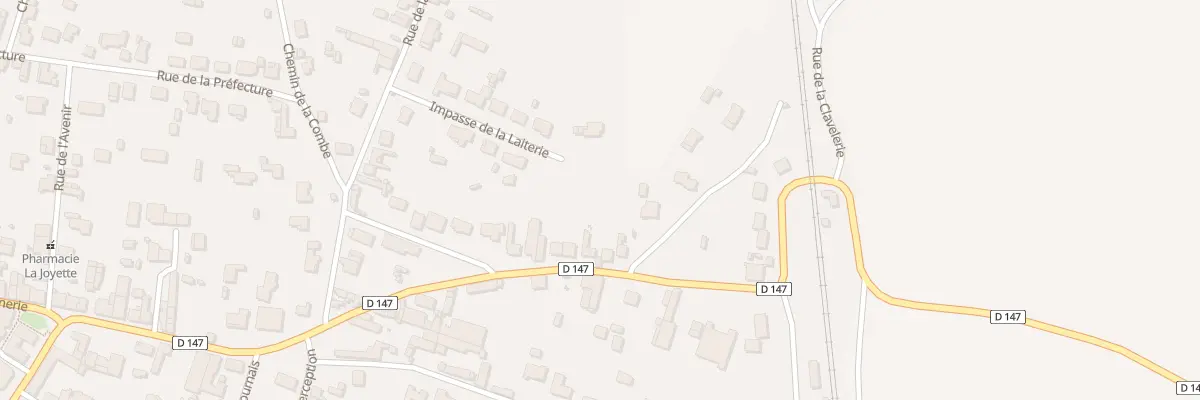 Plan du 47 Av de la Gare à Saint-Varent