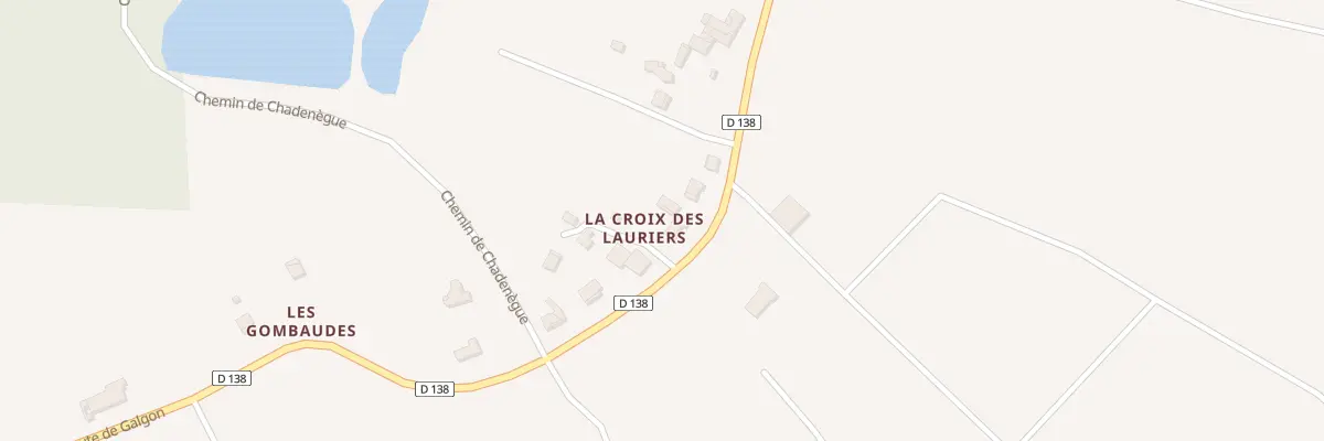 Plan du 103A La Croix des Lauriers à Bonzac