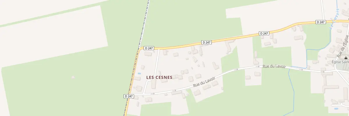 Plan du 11 Les Cesnes à Saint-Pierre-Canivet