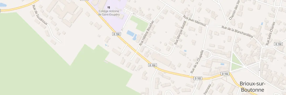 Plan du 20 Rue Hélène Boucher à Brioux-sur-Boutonne