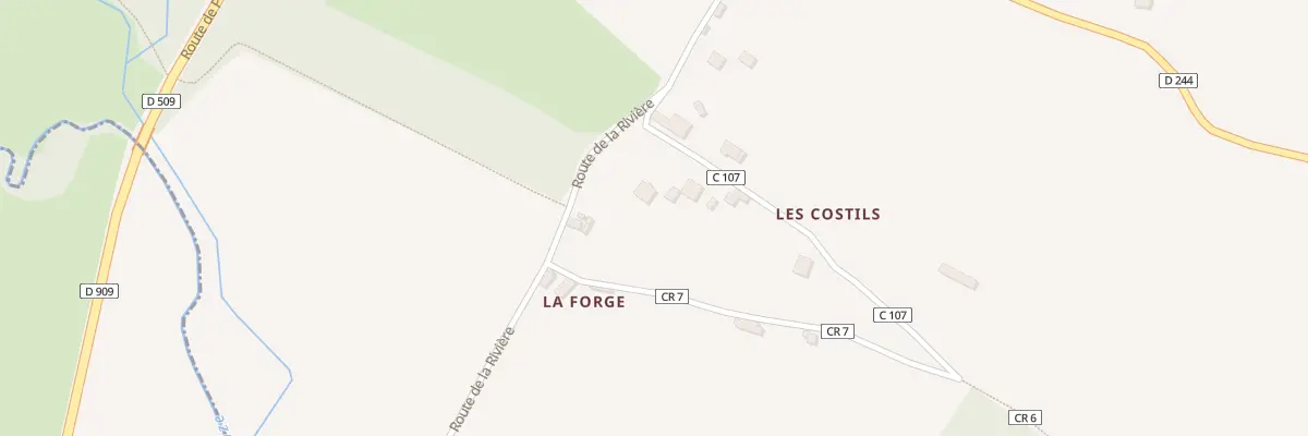 Plan du 5013 Forge à Cordey