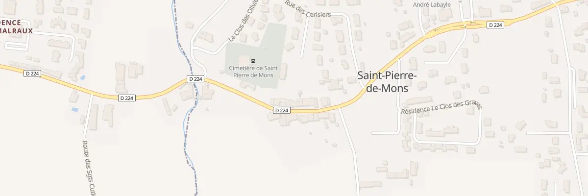 Plan du 32 Le Bourg-Nord à Saint-Pierre-de-Mons