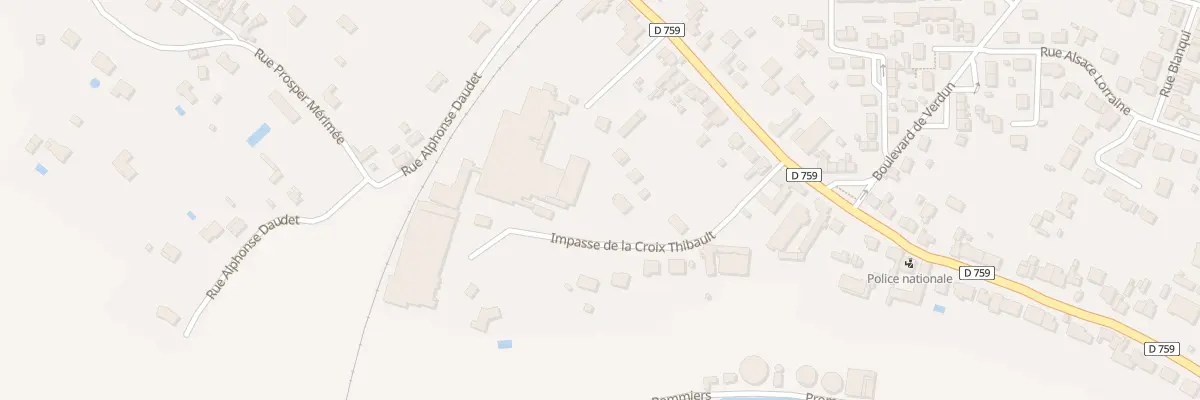 Plan du 8 Imp de la Croix Thibault à Thouars