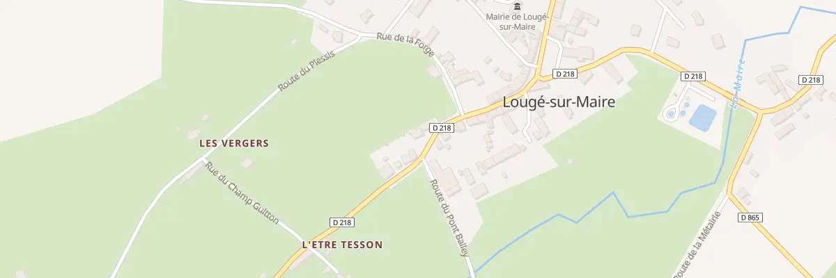 Plan du 14 Rue Christian Bisson à Lougé-sur-Maire
