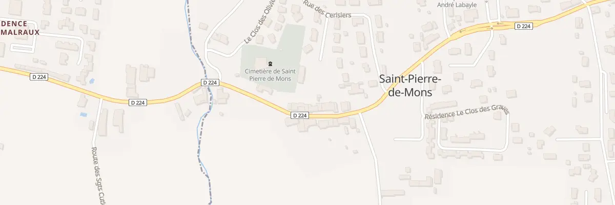 Plan du 34 Le Bourg-Nord à Saint-Pierre-de-Mons