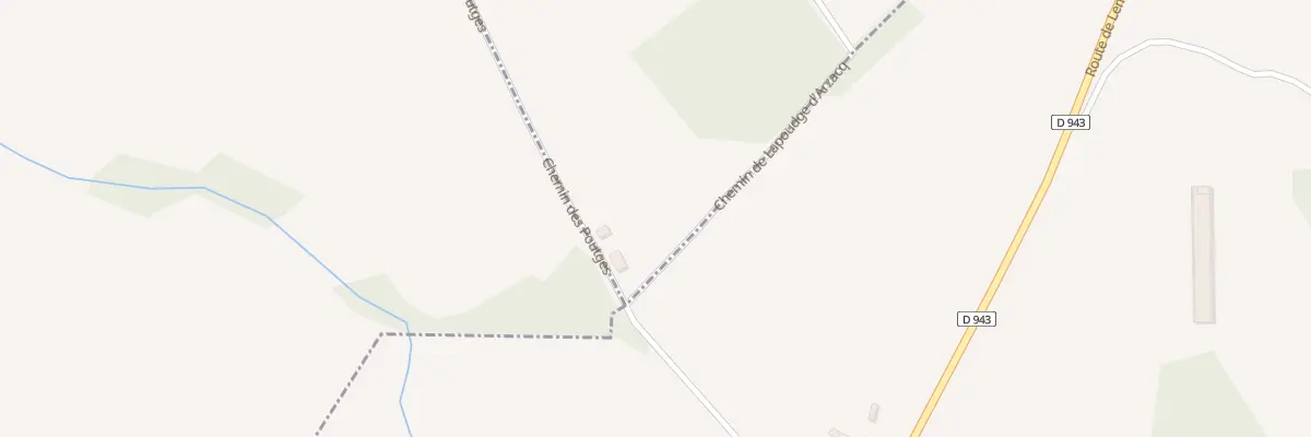 Plan du 2 Che des Poutges à Saint-Laurent-Bretagne