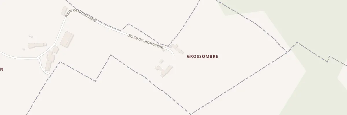 Plan du 1 Grossombre à Daignac