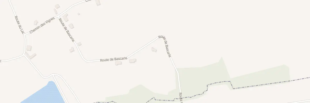 Plan du 384 Rte de Bascarie à Projan