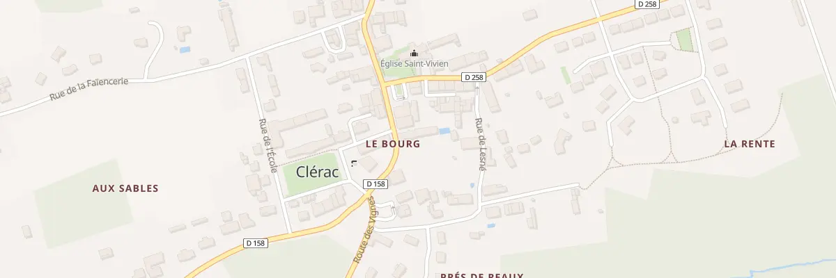 Plan du 6 Rue du Jeu de Quilles à Clérac