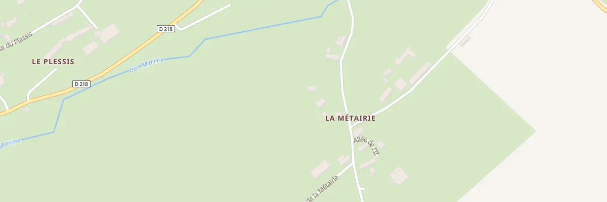 Plan du 5001 La Metairie à Lougé-sur-Maire