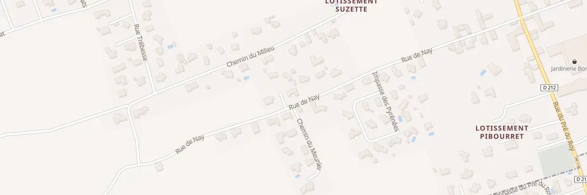 Plan du 1 Lot le Soulor à Bordères