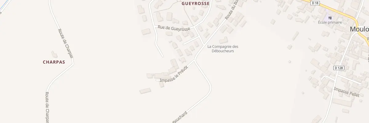 Plan du 26 Lot Gueyrosse à Moulon