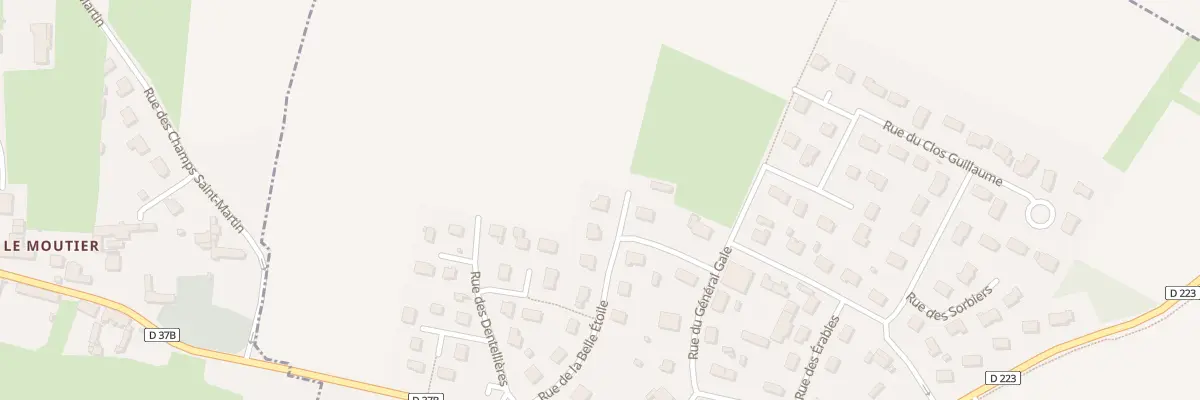 Plan du 13 Rue de la Belle Étoile à Bréville-les-Monts