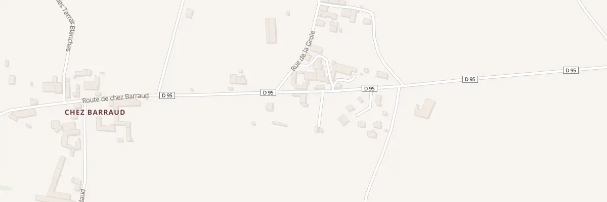 Plan du 14 Rte de Chez Barraud à Segonzac